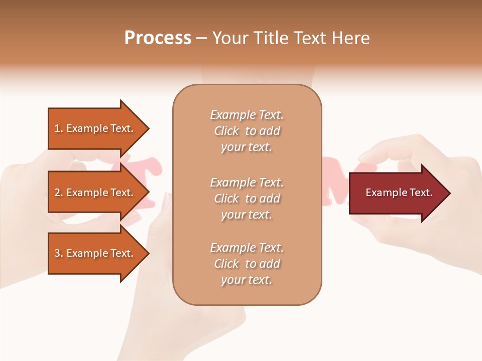 Caregiver Grandmother Holding Hands PowerPoint Template