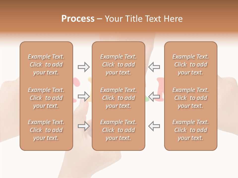 Caregiver Grandmother Holding Hands PowerPoint Template