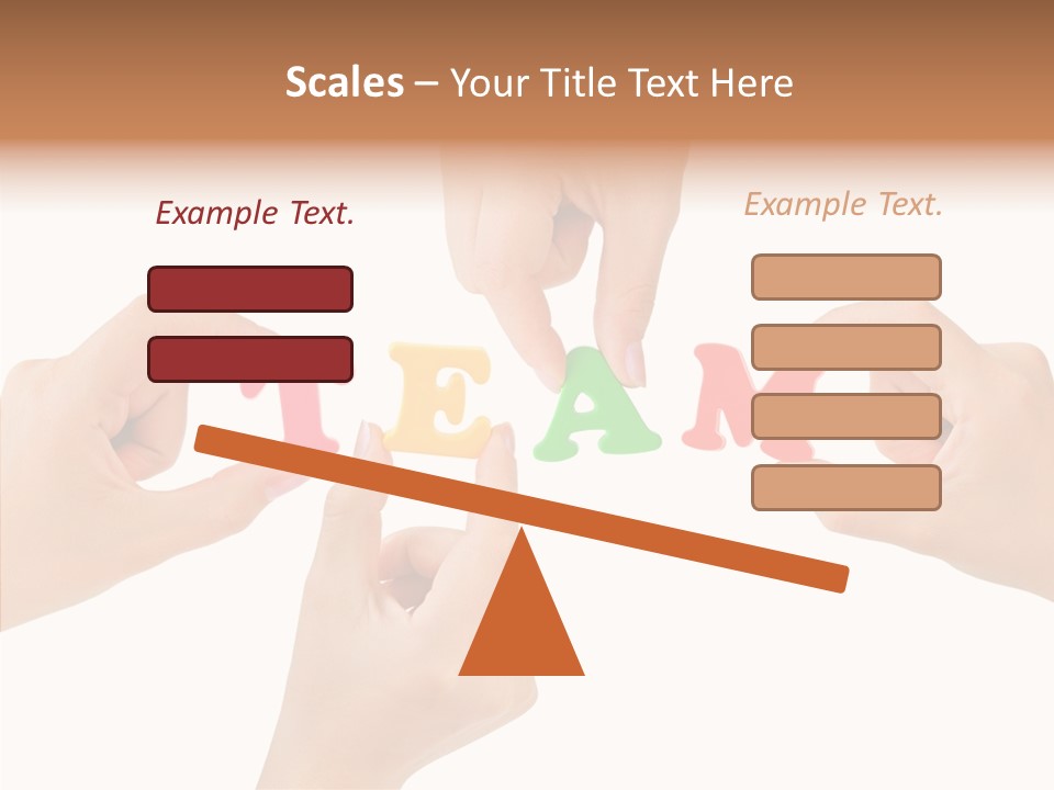 Caregiver Grandmother Holding Hands PowerPoint Template