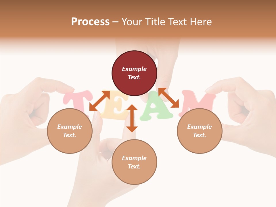 Caregiver Grandmother Holding Hands PowerPoint Template