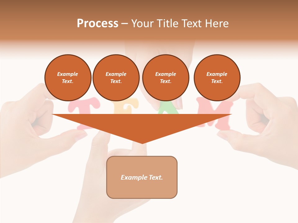 Caregiver Grandmother Holding Hands PowerPoint Template