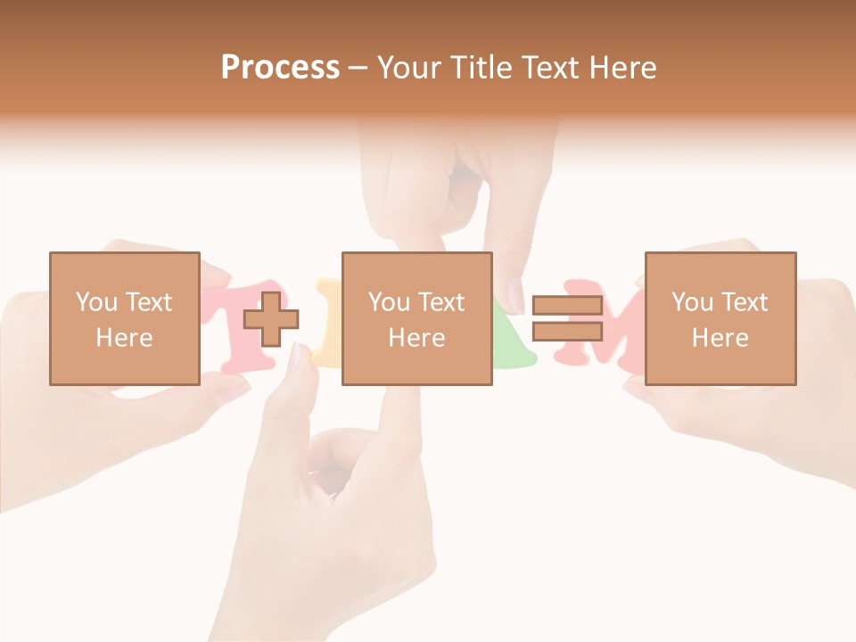 Caregiver Grandmother Holding Hands PowerPoint Template