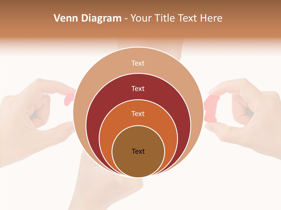 Caregiver Grandmother Holding Hands PowerPoint Template