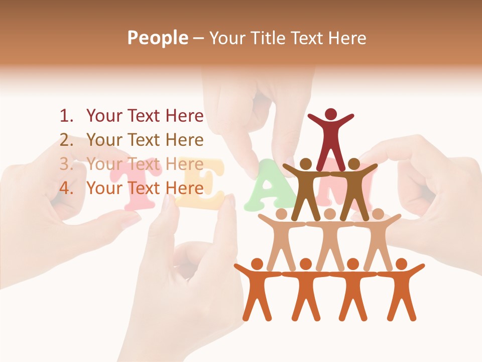 Caregiver Grandmother Holding Hands PowerPoint Template