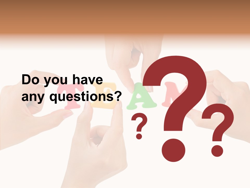 Caregiver Grandmother Holding Hands PowerPoint Template