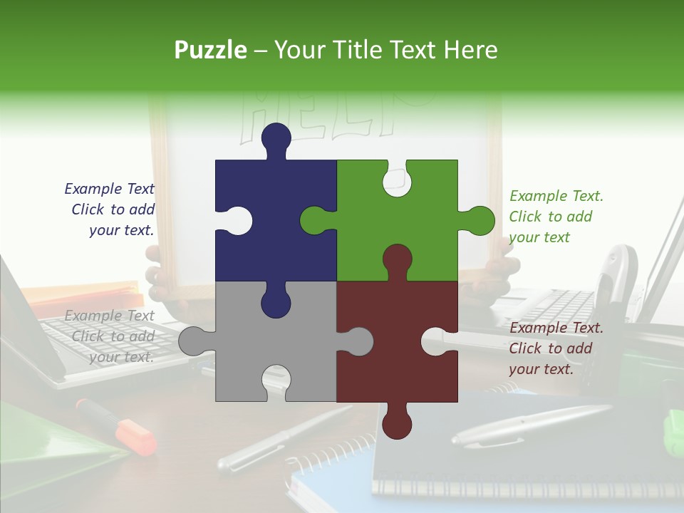 Helping Hand Old Hold PowerPoint Template