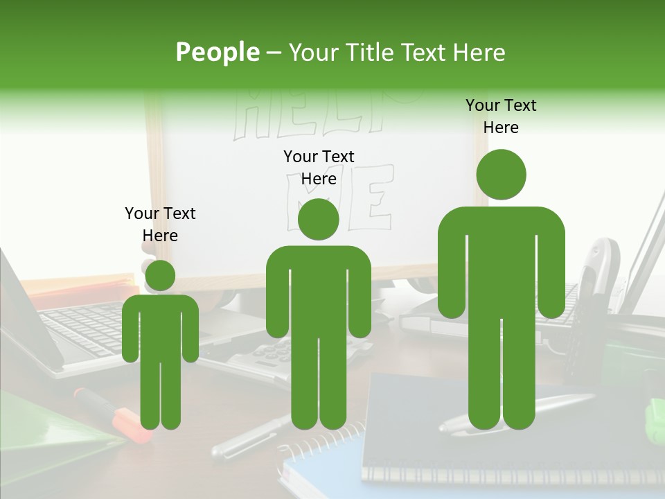 Helping Hand Old Hold PowerPoint Template