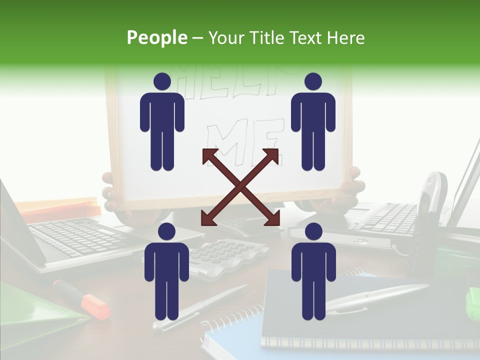 Helping Hand Old Hold PowerPoint Template