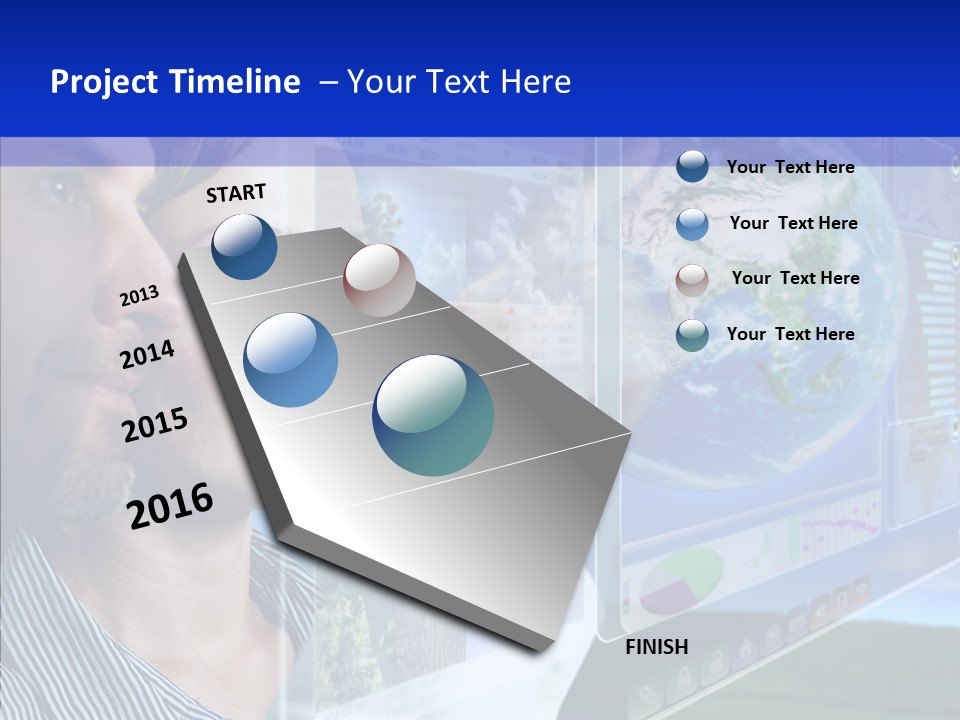 Togetherness Helping Hand Caregiver PowerPoint Template