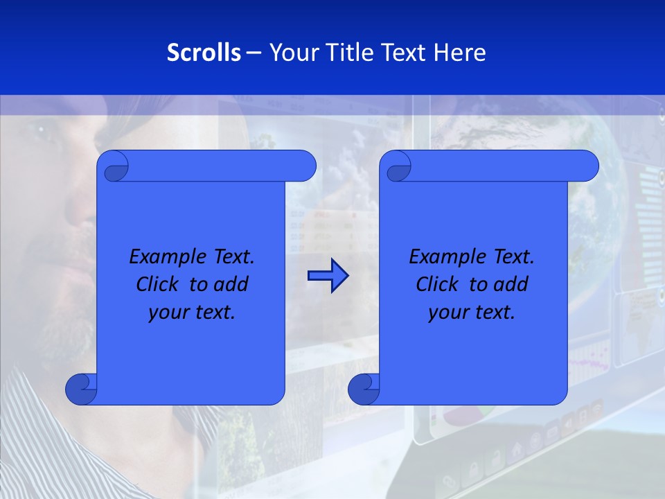 Togetherness Helping Hand Caregiver PowerPoint Template