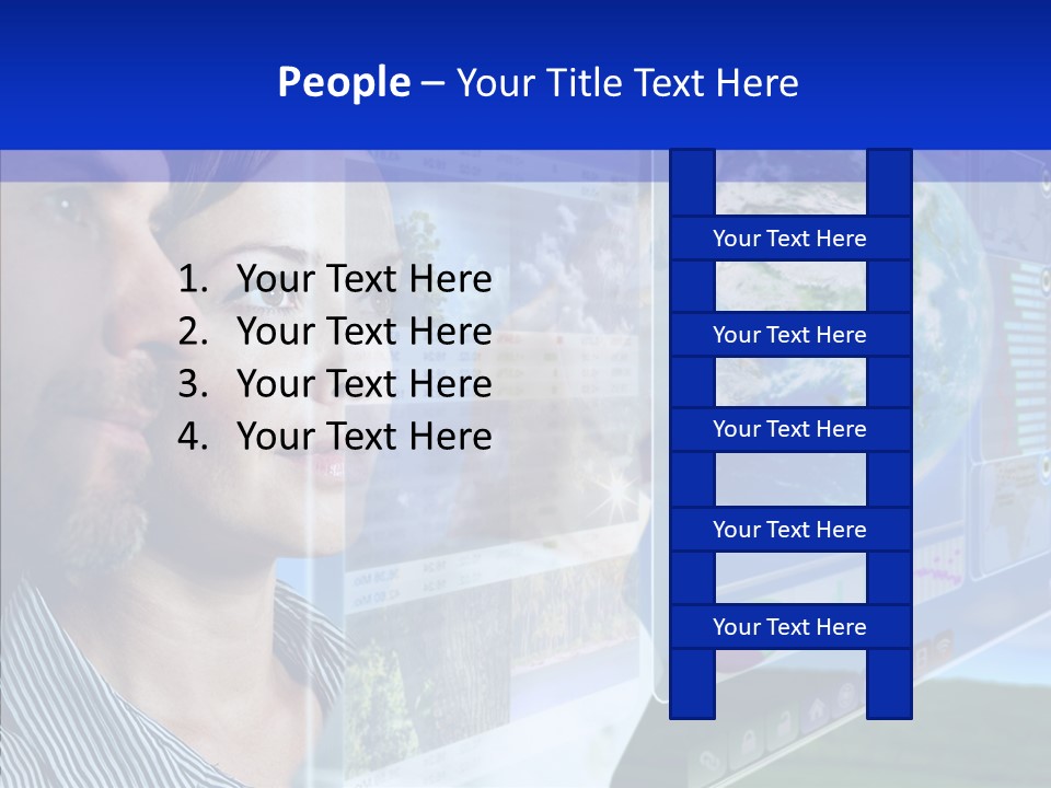 Togetherness Helping Hand Caregiver PowerPoint Template