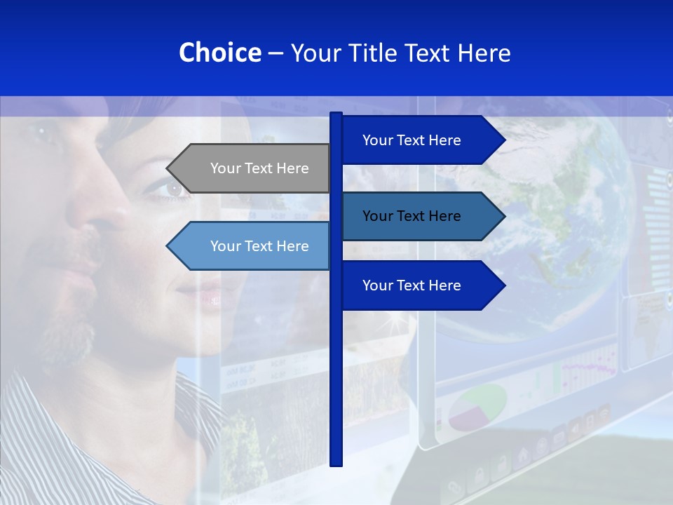 Togetherness Helping Hand Caregiver PowerPoint Template
