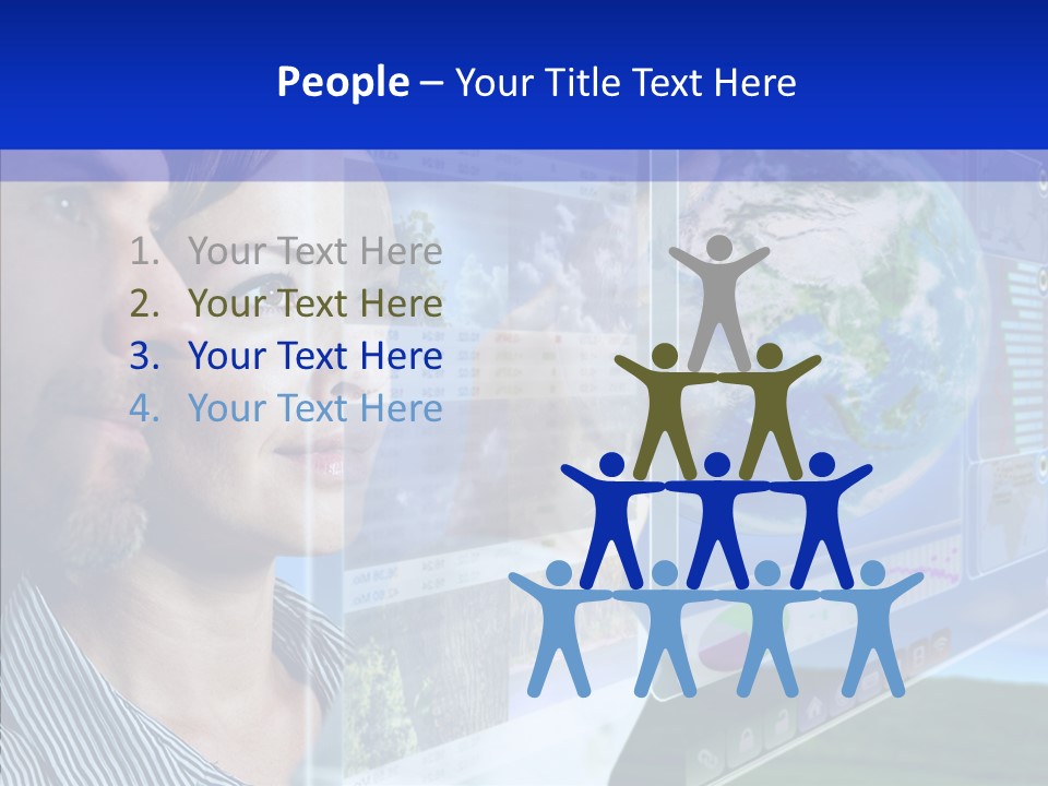 Togetherness Helping Hand Caregiver PowerPoint Template