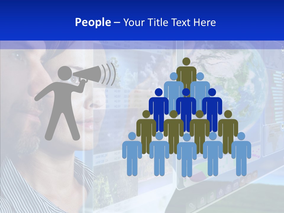 Togetherness Helping Hand Caregiver PowerPoint Template