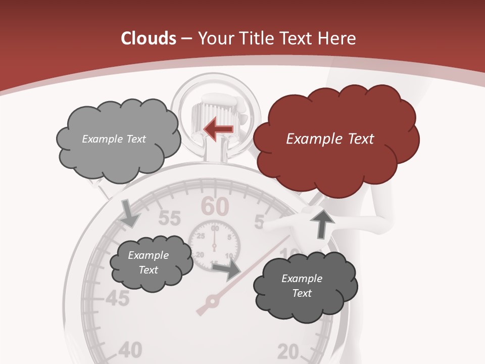 Finger Background Help PowerPoint Template