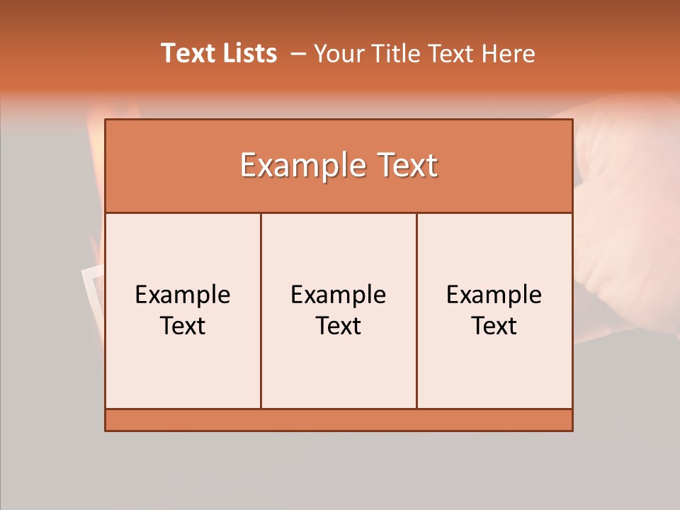 Togetherness  Closeup PowerPoint Template