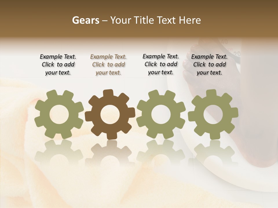 White Women Sharing PowerPoint Template