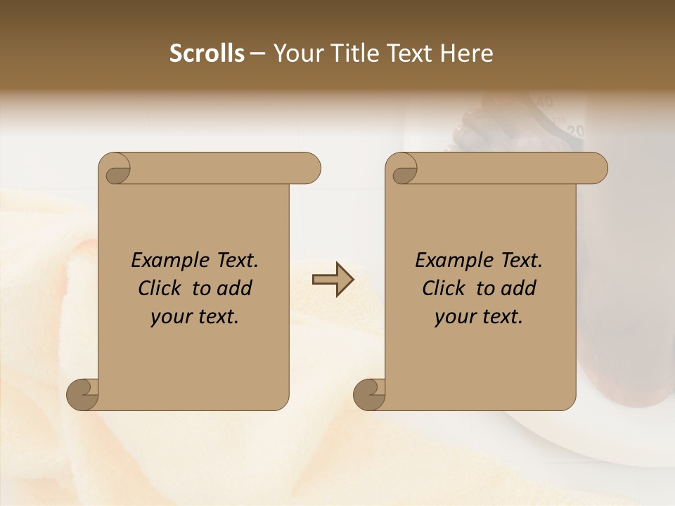 White Women Sharing PowerPoint Template