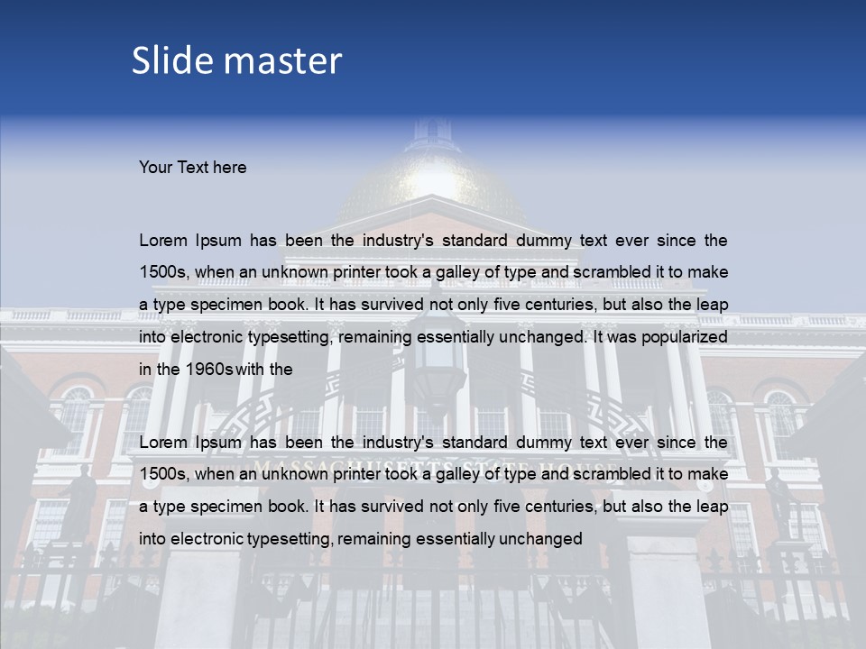 Senior  Togetherness Touching PowerPoint Template