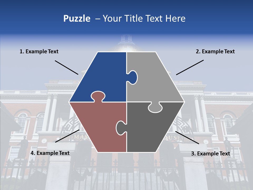 Senior  Togetherness Touching PowerPoint Template