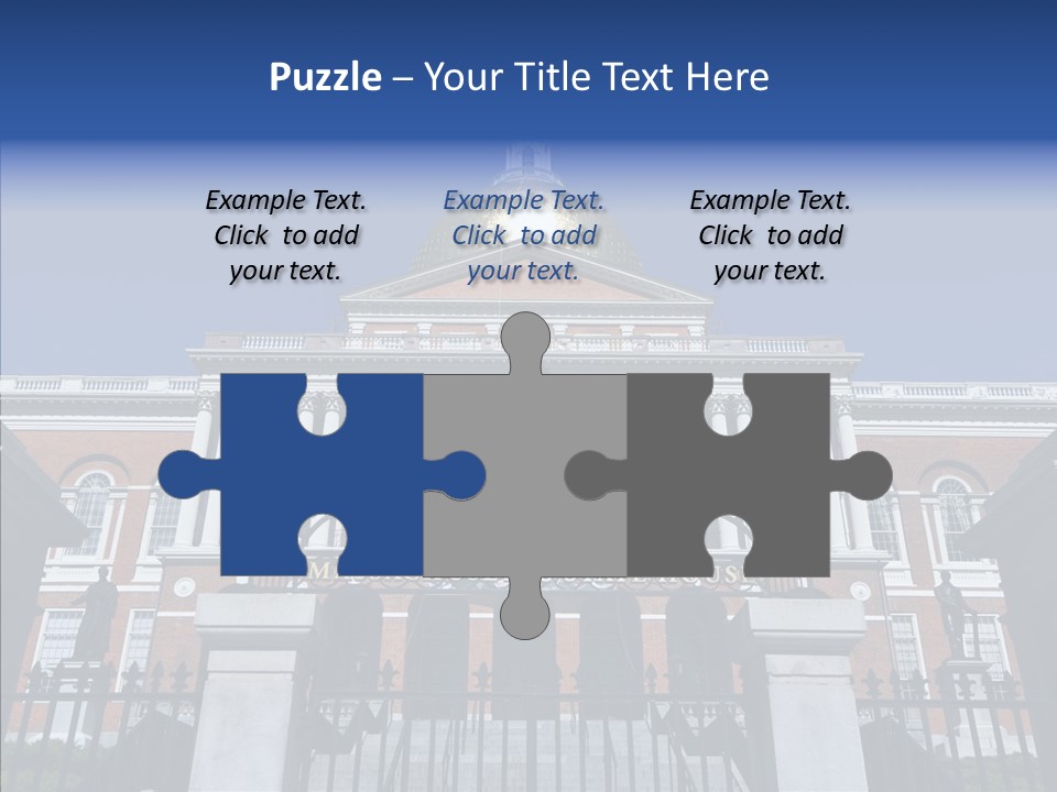 Senior  Togetherness Touching PowerPoint Template