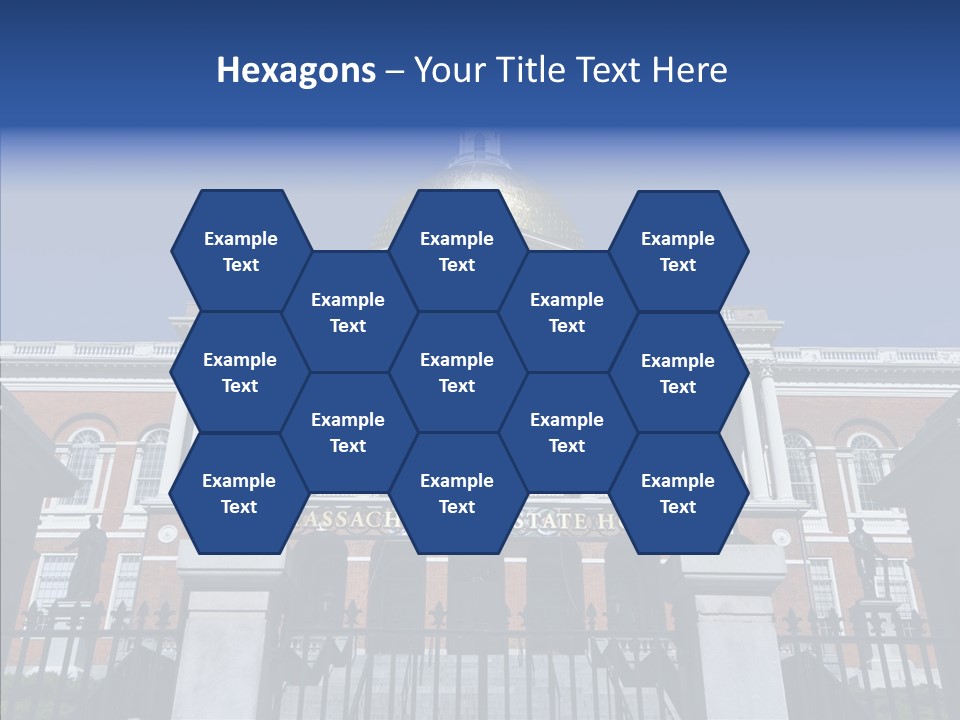 Senior  Togetherness Touching PowerPoint Template