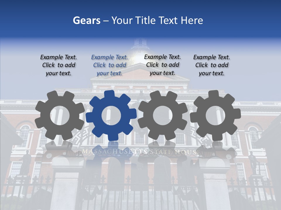 Senior  Togetherness Touching PowerPoint Template