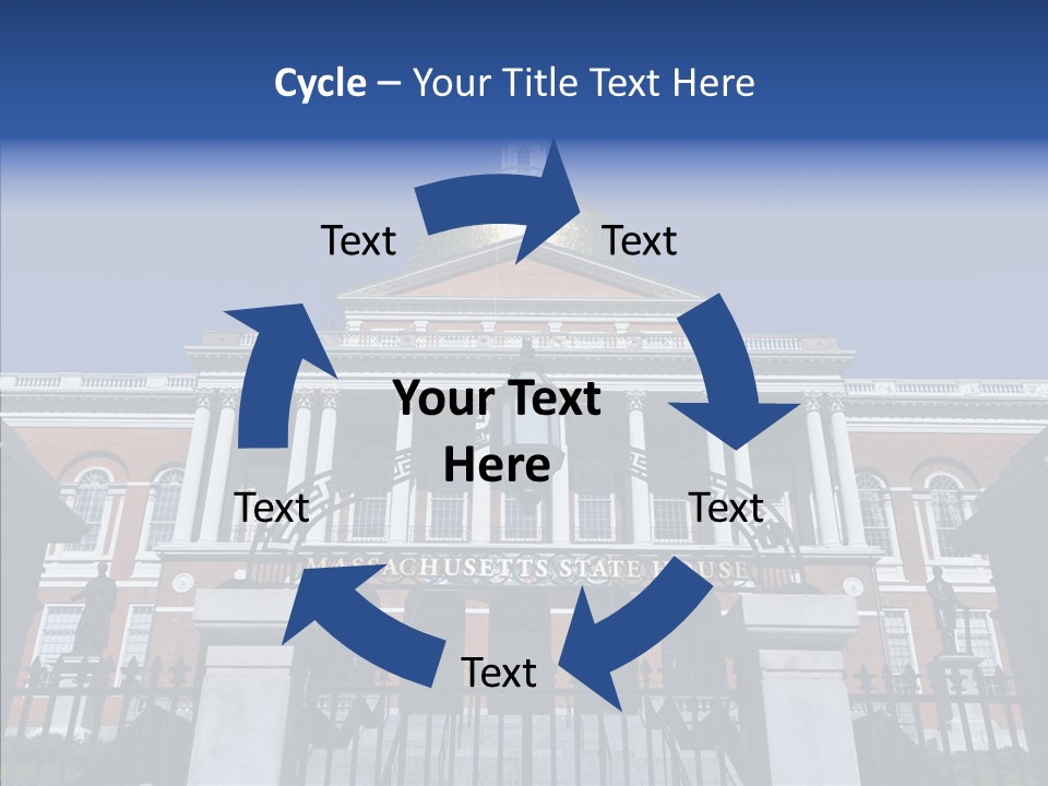 Senior  Togetherness Touching PowerPoint Template