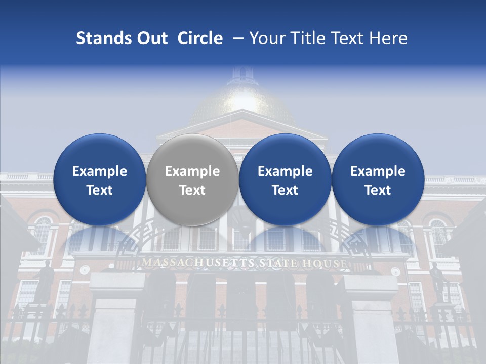 Senior  Togetherness Touching PowerPoint Template