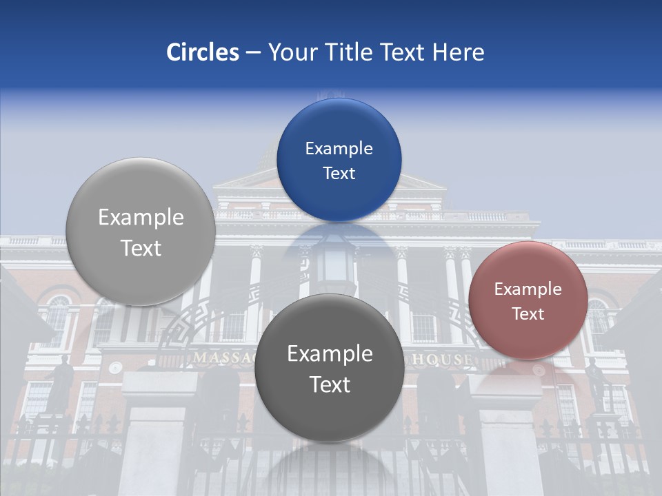 Senior  Togetherness Touching PowerPoint Template