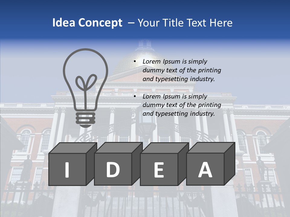 Senior  Togetherness Touching PowerPoint Template