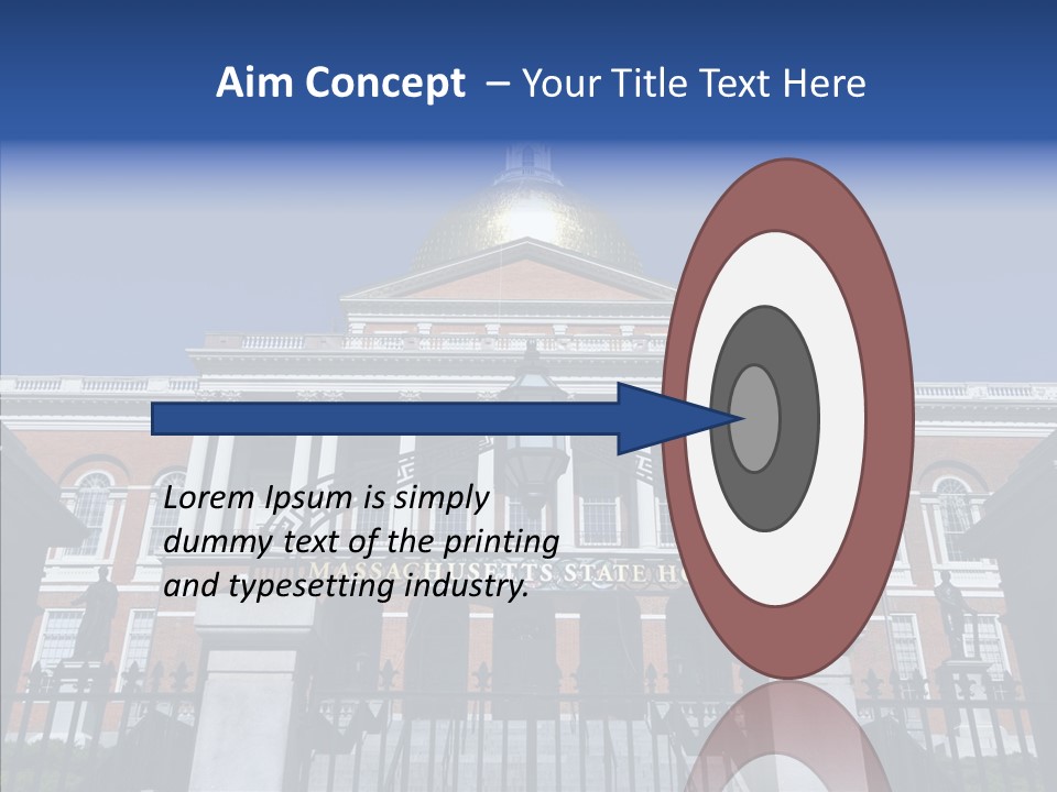 Senior  Togetherness Touching PowerPoint Template