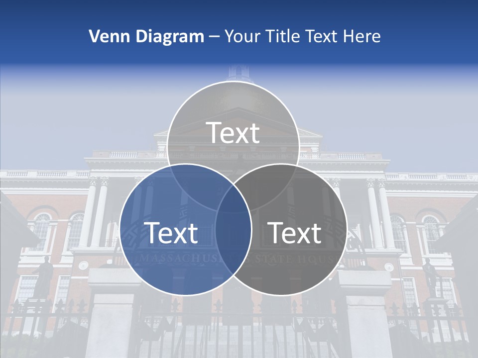 Senior  Togetherness Touching PowerPoint Template