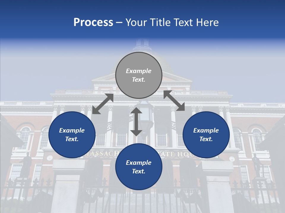 Senior  Togetherness Touching PowerPoint Template