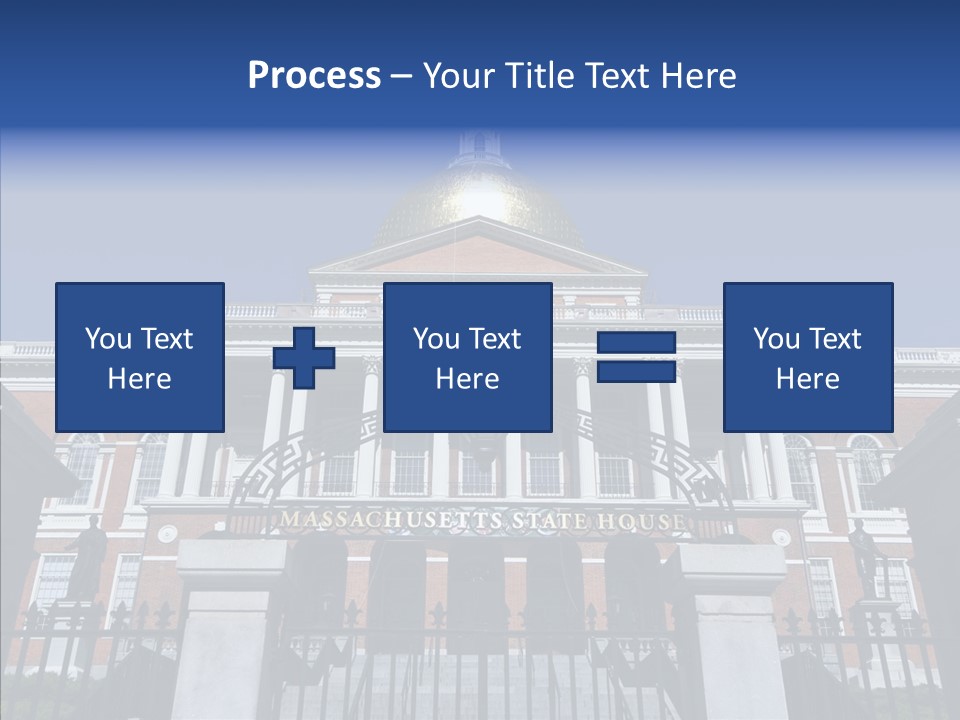 Senior  Togetherness Touching PowerPoint Template