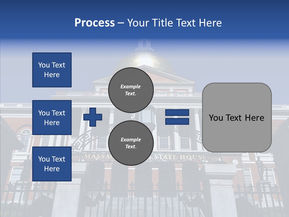 Senior  Togetherness Touching PowerPoint Template