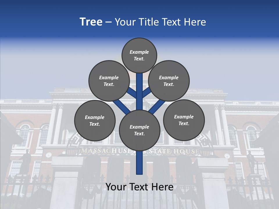 Senior  Togetherness Touching PowerPoint Template