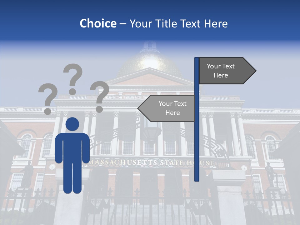 Senior  Togetherness Touching PowerPoint Template