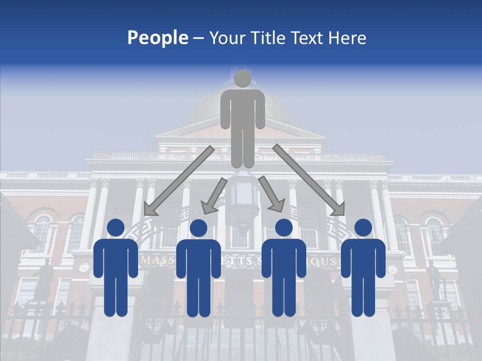 Senior  Togetherness Touching PowerPoint Template