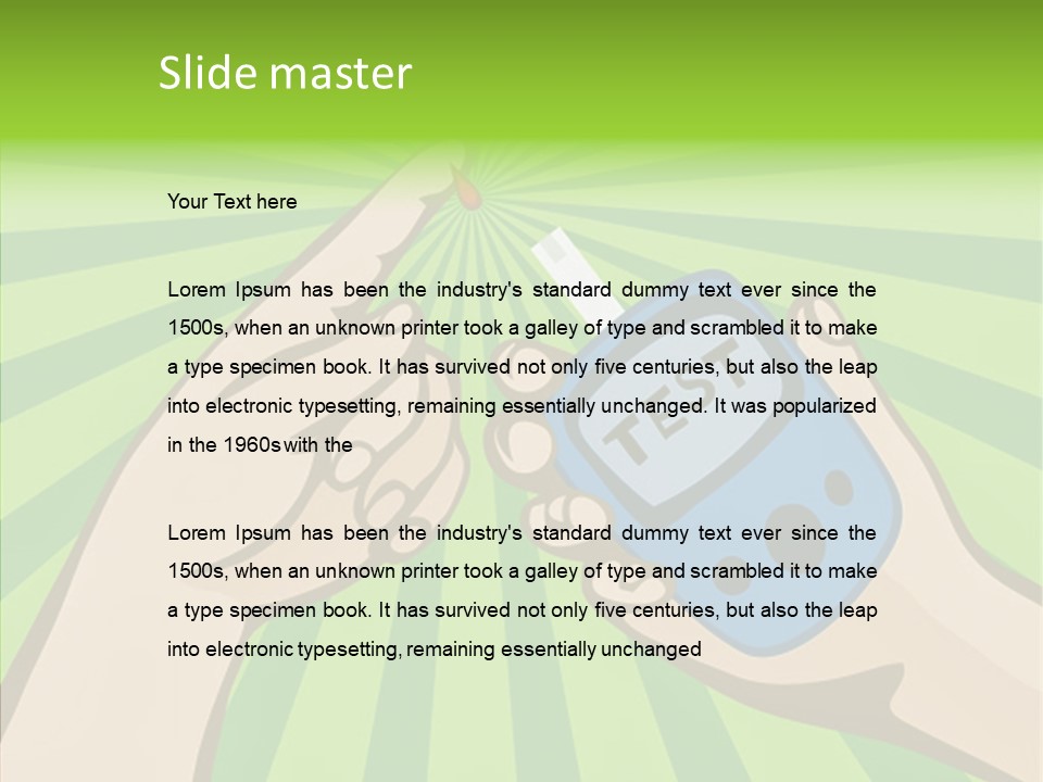 Helping Hand Background Sharing PowerPoint Template