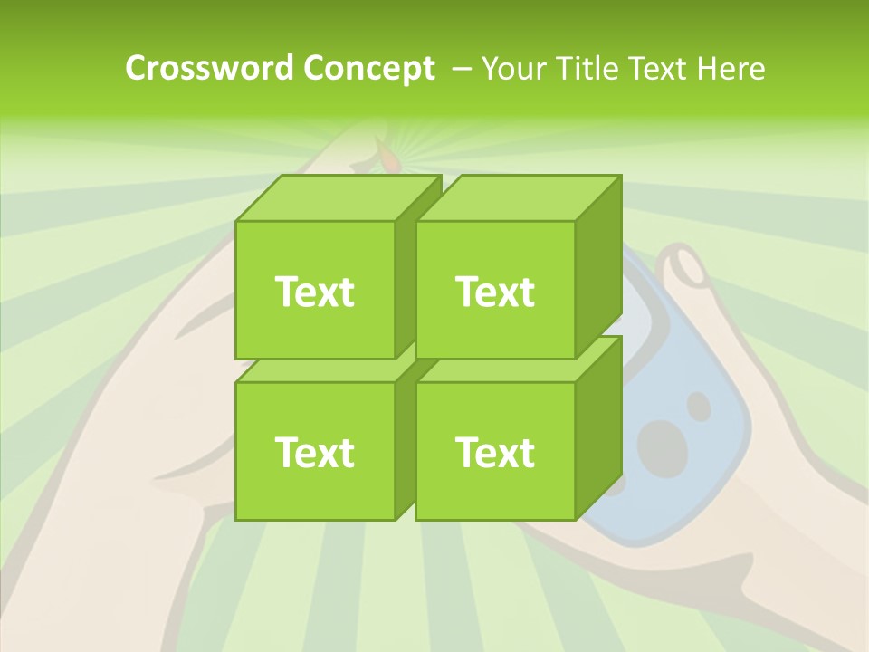 Helping Hand Background Sharing PowerPoint Template