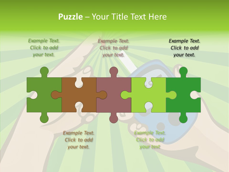 Helping Hand Background Sharing PowerPoint Template