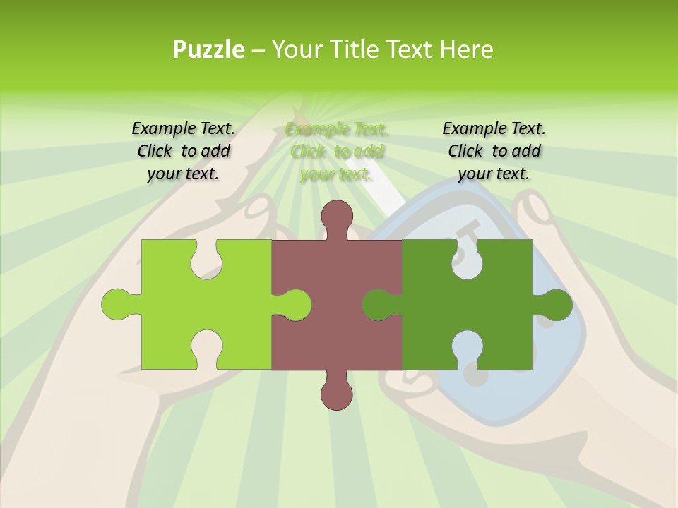 Helping Hand Background Sharing PowerPoint Template