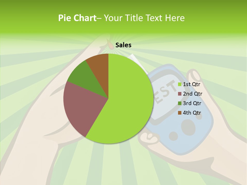 Helping Hand Background Sharing PowerPoint Template