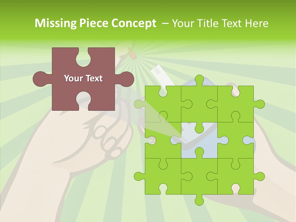 Helping Hand Background Sharing PowerPoint Template