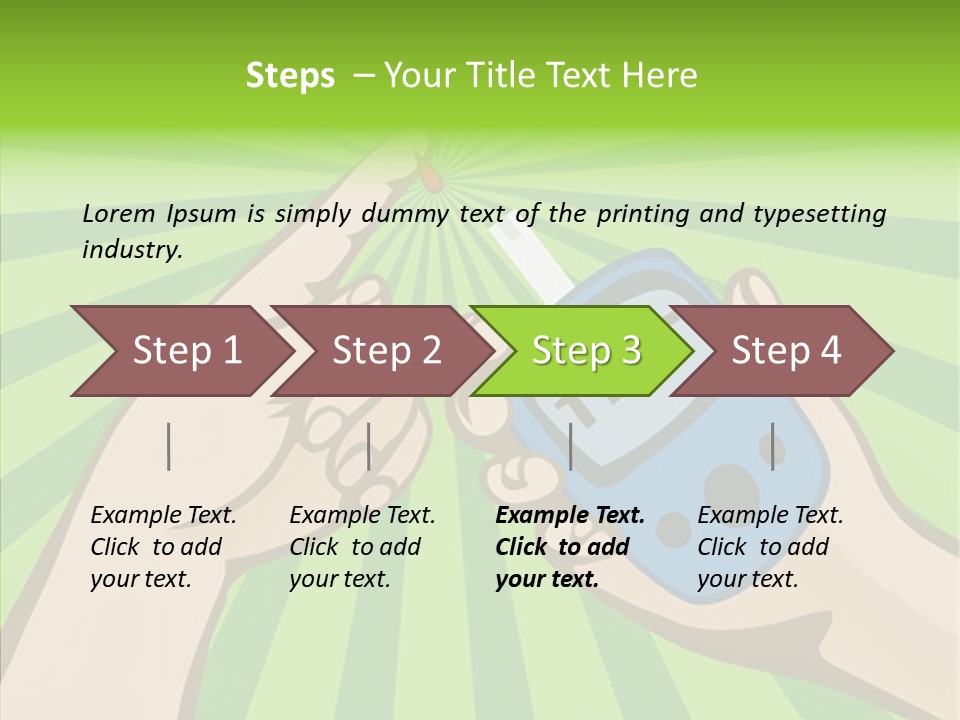 Helping Hand Background Sharing PowerPoint Template