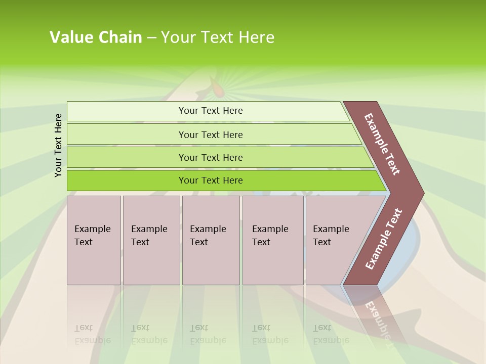 Helping Hand Background Sharing PowerPoint Template