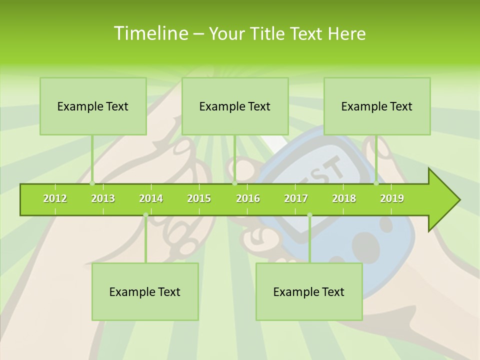 Helping Hand Background Sharing PowerPoint Template