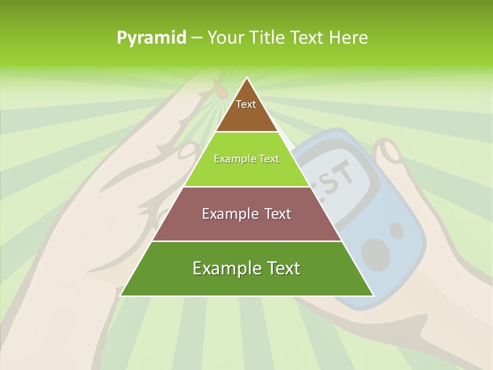 Helping Hand Background Sharing PowerPoint Template