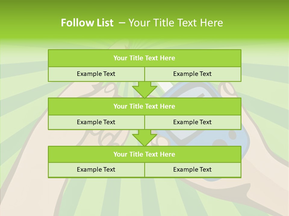 Helping Hand Background Sharing PowerPoint Template